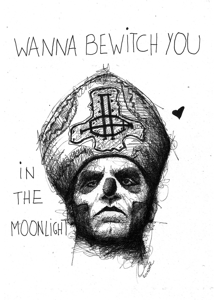 dessin ghost wanna bewitch you